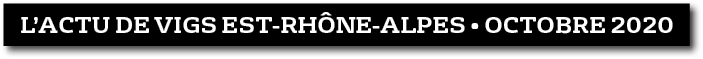 L actu de VIGS Est-Rhône-Alpes   OCTOBRE 2020